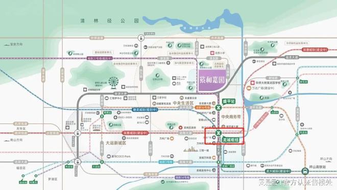 深圳龙岗紫和嘉园在哪里（官网最新消息）紫和嘉园邸周边环境(图2)